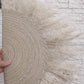 Neutral Bridal Floral Pampas Fan Clutch Bouquet