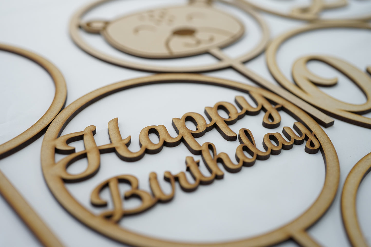 Nude Pampas Grass Cake Topper wreath hoop