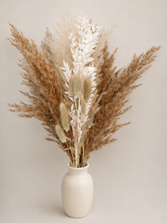 60cm Pampas Grass & Bunny Tail Bouquet