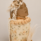 Custom Face Floral Cake Topper