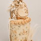 Custom Face Floral Cake Topper