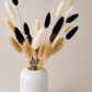Mixed Bunnytails, Black, Natural & White