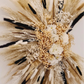 Decorative pampas wall hanging with beautifully preserved pampas grass and flowers - Monochrome option - Handmade