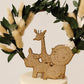 Safari Themed Cake Topper,  Eucalyptus & Pampas Grass, 5'5 inches