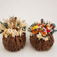 Rattan Pumpkin with dried flowers | Autumn, Halloween Decor