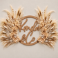 Personalised Dried Flower & Pampas Hoop | Handmade Floral Arrangement