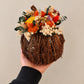 Rattan Pumpkin with dried flowers | Autumn, Halloween Decor