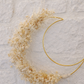 Floral Crescent Moon Wall Decor – Ramadan, Eid Mubarak, Nursery