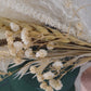 Eucalyptus & Gold Pampas cake topper wreath