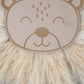 Pampas Grass Lion Wreath, Boho Nursery Decor