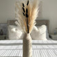 White, Cream & Black Bunnytail Pampas Grass Bouquet