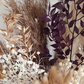 Black & Gold Ruscus Pampas Grass Bouquet